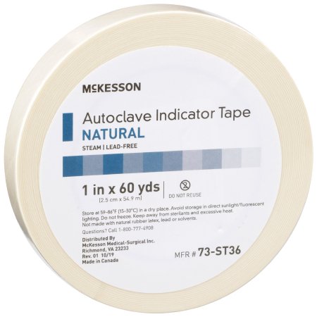 Steam Indicator Tape McKesson 1 Inch X 60 Yard Steam