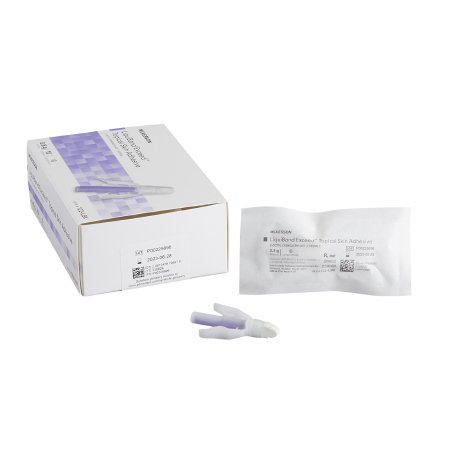 Skin Adhesive McKesson LiquiBand® Exceed™ 0.8 mL Liquid Precision and Dome Applicator Tip 2-Octyl Cyanoacrylate