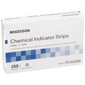 McKesson Sterilization Chemical Indicator Strip Steam 4 Inch