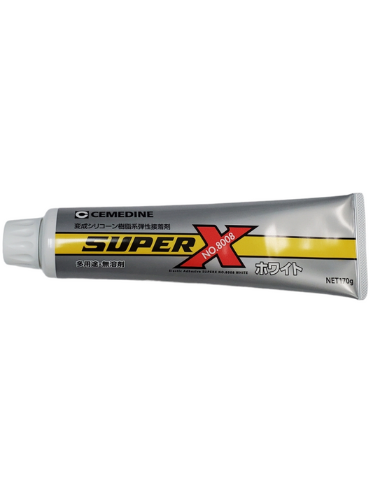 Cemedine Super X 8008 Adhesive, 170G, White